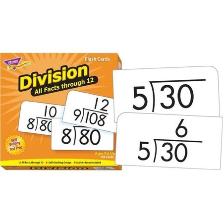 TREND ENTERPRISES Trend Enterprises Division All Facts Through 12 Flash Cards - Set 156 1333641